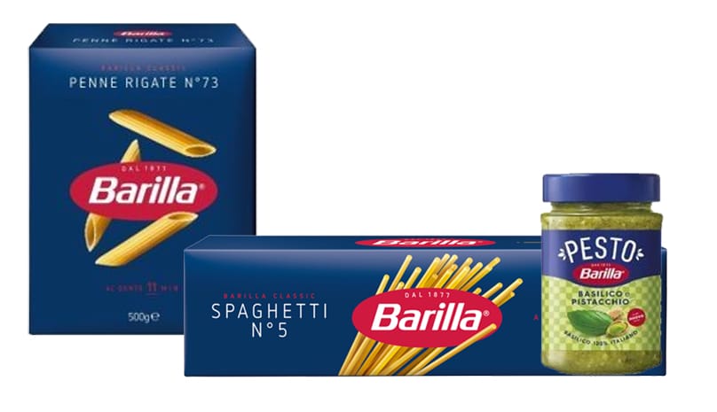 Barilla nouveaux packagings